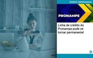 Linha De Credito Do Pronampe Pode Se Tornar Permanente Abrir Empresa Simples - Alcance Empresarial